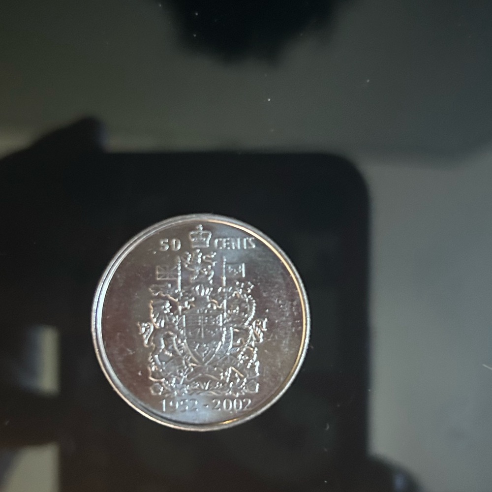 Ungraded but VGC 50 Cents Commemorative Golden Jubilee Coin 1952-2002!!